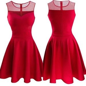 Women's A-line skater dress
